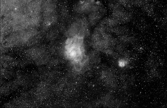 M8 + M20 H-alpha 2014-08-26